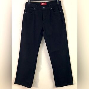 Arizona Jeans Straight Leg Size 31W X 30L  Husky Black Y2K 90's Style